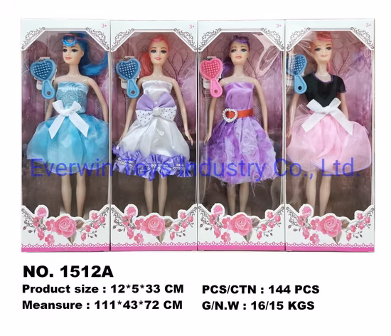 Fabrikversorgung Geschenkbox Modepuppen 29 cm biegbare Puppen